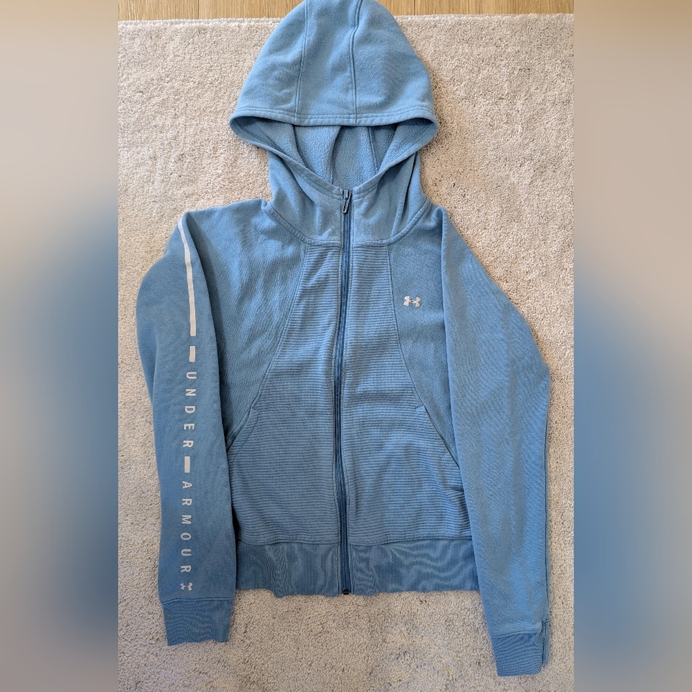 Under Armour Blue Zip-Up Hoodie
